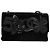 Chanel Camellia No.5 Chain Flap Velvet Large Nero
