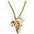 Collana Chanel Afrique Dorata con Perla e Logo CC D'oro