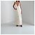 Autre Marque Maxikleid aus Wolle mit Paillettenbesatz The White Edit Collection Christopher John Rogers Weiß Mehrfarben - Ansicht 2