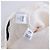 Autre Marque Maxikleid aus Wolle mit Paillettenbesatz The White Edit Collection Christopher John Rogers Weiß Mehrfarben - Ansicht 8
