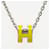 Hermès Pendentif Collier Mini Pop H HERMES Argenté Jaune  - vue 2