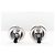 Céline Orecchini a clip Celine Vintage Silver Star Ball Argento - vista 2