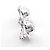 Céline Orecchini a clip Celine Vintage Silver Star Ball Argento - vista 4