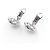 Céline Orecchini a clip Celine Vintage Silver Star Ball Argento - vista 5