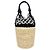 Borsa in paglia beige e nera Miu Miu Nero - vista 2