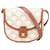 Céline Bolso Bandolera Celine Triomphe Canvas Castaño Beige  - vista 1
