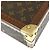 Baule Louis Vuitton Cotteville Monogram Canvas 45 Marrone - vista 6