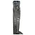 NUEVO Rick Owens FW23 Luxor Runway Distressed Denim Asymmetric Maxi Top Azul Gris