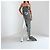 NUEVO Rick Owens FW23 Luxor Runway Distressed Denim Asymmetric Maxi Top Azul Gris - vista 2