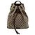 Zaino Gucci in tela GG marrone e pelle