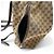 Zaino Gucci in tela GG marrone e pelle - vista 11