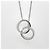 Tiffany & Co Collana con pendente Tiffany 1837 Interlocking Circle Argento - vista 2