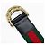 Gürtel Gucci Web Stripe Ring Bamboo Buckle Belt Rot Golden Grün - Ansicht 3