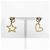 Orecchini Salvatore Ferragamo Gancini Heart Star Swing D'oro - vista 2