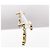 Orecchini Salvatore Ferragamo Gancini Heart Star Swing D'oro - vista 3