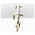 Orecchini Salvatore Ferragamo Gancini Heart Star Swing D'oro - vista 4