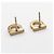 Orecchini Salvatore Ferragamo Gancini Heart Star Swing D'oro - vista 5