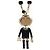 Collana lunga Lion Swing Pearl Chanel Nero - vista 3