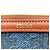 Triomphe Céline Clutch Celine in denim con catena Marrone Blu Multicolore - vista 10