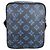 Borsa a tracolla Louis Vuitton Monogram Record Christopher da uomo Blu navy - vista 2
