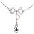 Collier Christian Dior en argent et strass Argenté - vue 2