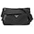 Saffiano Borsa a tracolla in nylon nero Prada