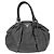 Borsa Tote in pelle nera Prada Nero