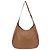 Borsa a tracolla in pelle marrone Prada - vista 2