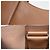 Borsa a tracolla in pelle marrone Prada - vista 6