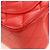 CHANEL Mini Matelasse 17 Chain Bag Lamb Skin Red Silver CC Auth 189072SM Argento Rosso - vista 14