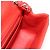 CHANEL Mini Matelasse 17 Chain Bag Lamb Skin Red Silver CC Auth 189072SM Argento Rosso - vista 20