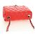 CHANEL Mini Matelasse 17 Chain Bag Lamb Skin Red Silver CC Auth 189072SM Argento Rosso - vista 7