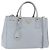 Borsa PRADA Saffiano 2way Azzurro chiaro Oro Auth 190596V D'oro Blu chiaro