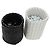 BOTTEGA VENETA INTRECCIATO Go Game Set Cuir Blanc Noir Auth bs35708M