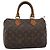 LOUIS VUITTON Borsa Monogram Speedy 25 M41528 LV Auth 189873 Monogramma - vista 2