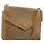 Céline CELINE Borsa a Spalla Macadam PVC Pelle Beige Oro Autentica bs35806 D'oro