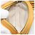 CHANEL Matelasse Shoulder Bag Satin Yellow Gold CC Auth 189501A D'oro Giallo - vista 16