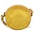 CHANEL Matelasse Shoulder Bag Satin Yellow Gold CC Auth 189501A D'oro Giallo - vista 2