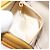CHANEL Matelasse Shoulder Bag Satin Yellow Gold CC Auth 189501A D'oro Giallo - vista 20