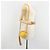 CHANEL Matelasse Shoulder Bag Satin Yellow Gold CC Auth 189501A D'oro Giallo - vista 23