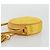 CHANEL Matelasse Shoulder Bag Satin Yellow Gold CC Auth 189501A D'oro Giallo - vista 5