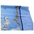 Hermès HERMES Carre 140 Schal Kaschmir Blau Authentisch ar13996M - Ansicht 9