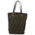 Borsa Tote FENDI Zucca Canvas Nero Marrone Auth 188589 - vista 3