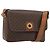Céline Borsa a tracolla circolare CELINE Macadam Canvas PVC Pelle Marrone Oro Auth 189684 D'oro
