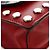 Borsa a tracolla PRADA Comic Electra in pelle rossa e argento Auth BA13728V Rosso - vista 13