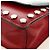 Borsa a tracolla PRADA Comic Electra in pelle rossa e argento Auth BA13728V Rosso - vista 14