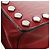 Borsa a tracolla PRADA Comic Electra in pelle rossa e argento Auth BA13728V Rosso - vista 15
