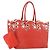 Céline CELINE Tote Bag Leder Orange Auth bs35811A