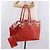 Céline CELINE Tote Bag Leder Orange Auth bs35811A - Ansicht 26