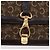 Céline Borsa a Spalla CELINE C Saluki Marrone Oro Auth bs35956 D'oro - vista 14